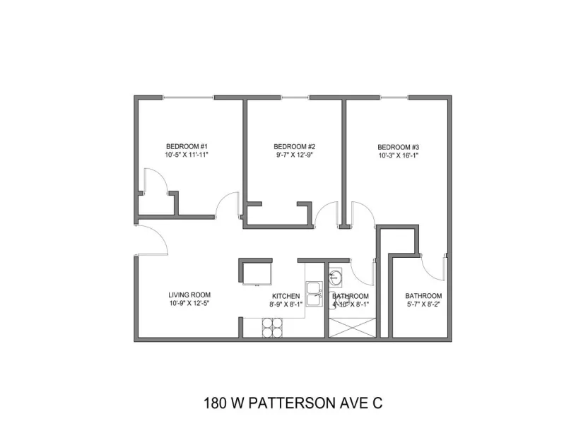 180-188 W Patterson Ave 3BR - Renovated Unit